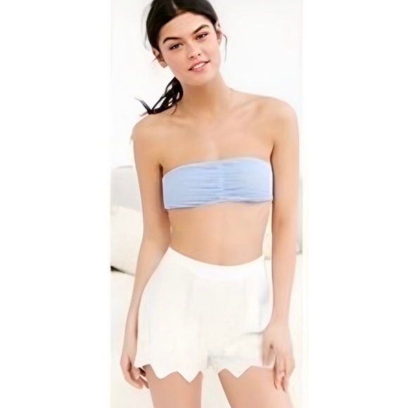 Kimchi Blue Urban Outfitters Light Blue Lace Bandeau M - Picture 5 of 13